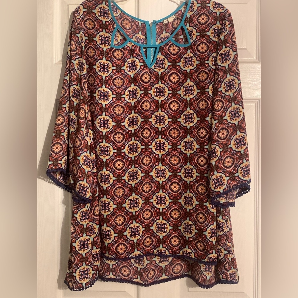 Eyeshadow Tunic Top Sz 2X